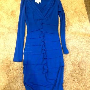 Nicole Miller Artelier Blue Dress 006082 size P